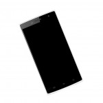Lcd Frame Middle Chassis For Celkon Millennium Glory Q5 Black By - Maxbhi Com