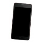 Lcd Frame Middle Chassis For Alcatel Idol Ultra Ot6033x Black By - Maxbhi Com