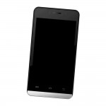Lcd Frame Middle Chassis For Karbonn Opium N7 Black By - Maxbhi Com