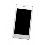 Lcd Frame Middle Chassis For Spice Smart Flo Crystal Mi449 White By - Maxbhi Com
