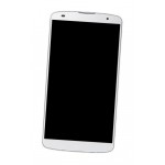 Lcd Frame Middle Chassis For Lg G Pro 2 F350 Silver By - Maxbhi Com