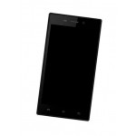 Lcd Frame Middle Chassis For Karbonn A6 Turbo 3g Black By - Maxbhi Com