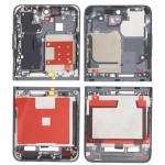 Lcd Frame Middle Chassis For Huawei P50 Pocket 4g Al00 Black By - Maxbhi Com