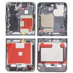 Lcd Frame Middle Chassis For Huawei P50 Pocket 4g Al00 Black By - Maxbhi Com
