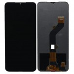 LCD with Touch Screen for Itel A58 Black