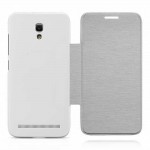 Flip Cover for Alcatel One Touch Idol OT-6030D - Silver