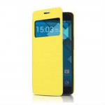 Flip Cover for Alcatel One Touch Idol OT-6030D - Yellow