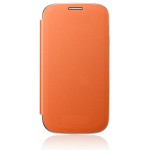Flip Cover for Alcatel One Touch Fire C - Orange