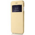 Flip Cover for Apple iPhone 6 - Gold