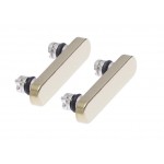 Volume Side Button Outer For Apple Iphone 14 Pro Gold By - Maxbhi Com