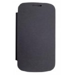 Flip Cover for Celkon A10 - Black