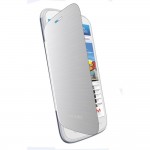 Flip Cover for Celkon A118 - White