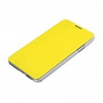 Flip Cover for Celkon A42 - Yellow