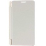 Flip Cover for Celkon Glory Q5 - White