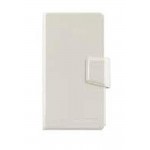 Flip Cover for Celkon A62 - White