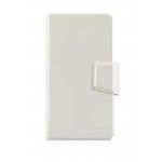 Flip Cover for Celkon Colors A42 - White