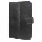 Flip Cover for Croma CRXT1075 17.8cm Tablet (Dual-tone) - Black And White