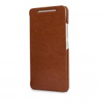 Flip Cover for HTC One Max - Brown