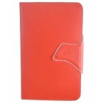 Flip Cover for HCL Me Champ Tab - Red