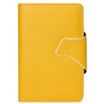 Flip Cover for HCL Me Champ Tab - Yellow
