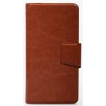 Flip Cover for Hi-Tech S230 Amaze - Brown