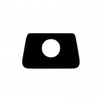 Camera Lens For Motorola Slvr V8 Silver By - Maxbhi Com