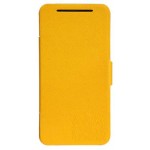 Flip Cover for HTC J Butterfly - Yellow