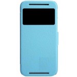 Flip Cover for HTC M7 - Blue