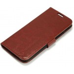 Flip Cover for HTC One V CDMA - Brown