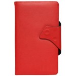 Flip Cover for IBall Slide 3G 7271 - Red