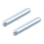 Volume Side Button Outer For Tecno Camon 17 Global Cg6 Silver By - Maxbhi Com
