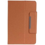 Flip Cover for IBall Slide i9018 - Brown