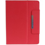 Flip Cover for IBerry Auxus CoreX8 3G - Red