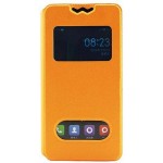 Flip Cover for Infinix Surf Spice X403 - Yellow