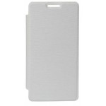 Flip Cover for Intex Aqua Q3 - White