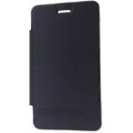 Flip Cover for Intex Aqua V4 - Black