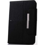 Flip Cover for Intex I-Buddy Connect 3G - Black