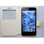 Flip Cover for Lava Iris 460 - White