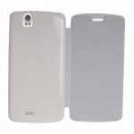 Flip Cover for Lava Iris Selfie 50 - White