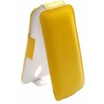 Flip Cover for Lenovo A606 - Yellow