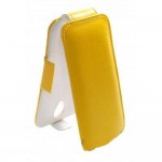 Flip Cover for Lenovo A680 - Yellow