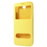 Flip Cover for Lenovo A850 - Yellow