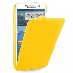 Flip Cover for Lenovo IdeaPhone K860 - Yellow