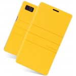 Flip Cover for Lenovo K920 - Yellow