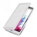 Flip Cover for LG D722K - Silk White