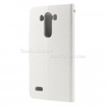 Flip Cover for LG G3 D855 - Silk White