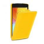 Flip Cover for LG L Fino - Yellow