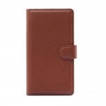 Flip Cover for LG LS996 - Brown