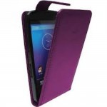 Flip Cover for LG Mako - Purple