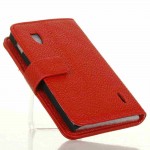 Flip Cover for LG Optimus G E971 - Red